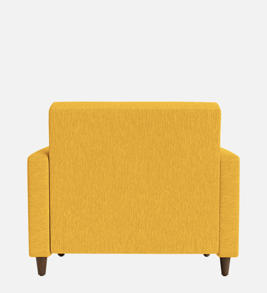 Timon Fabric 1 Seater Sofa In Bold Yellow Colour - Febonic Living