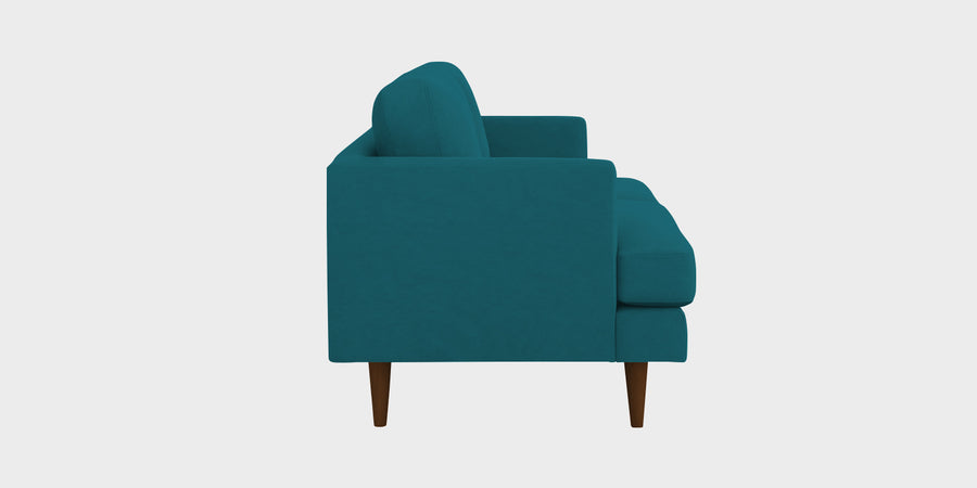 Motra Velvet 3 Seater Sofa In Pine Green Colour - Febonic Living