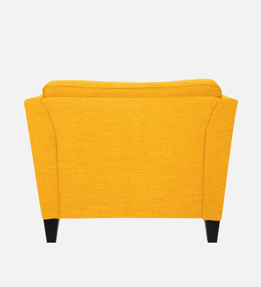 Nigar Fabric 1 Seater Sofa In Bold Yellow Colour - Febonic Living