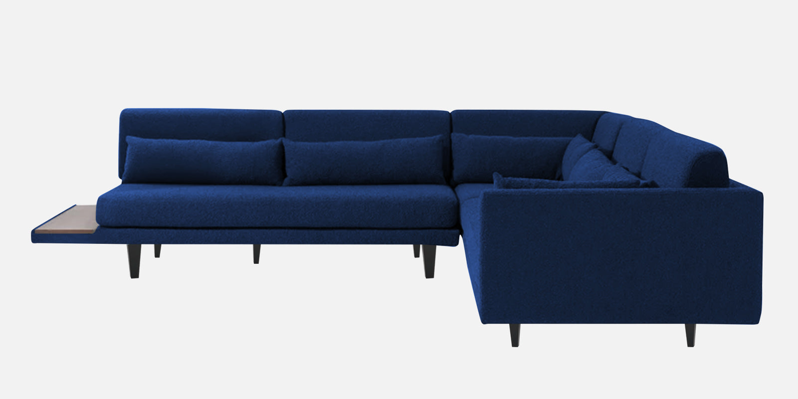 Malta Fabric 6 Seater RHS Sectional Sofa In Royal Blue Colour