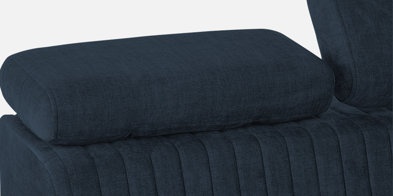 Draco Fabric 6 Seater Corner Sofa In Denim Blue Colour - Febonic Living