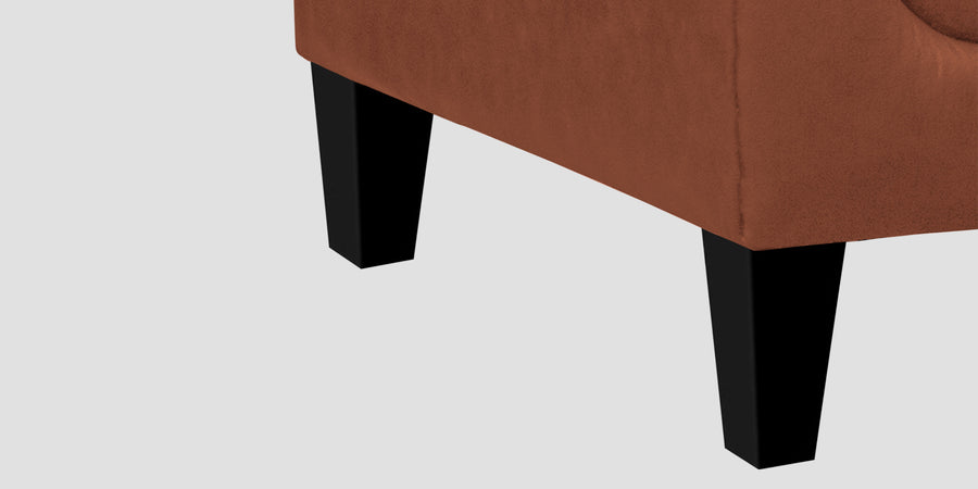 Convi Leatherette 3 Seater Sofa In Sandle Brown Colour - Febonic Living