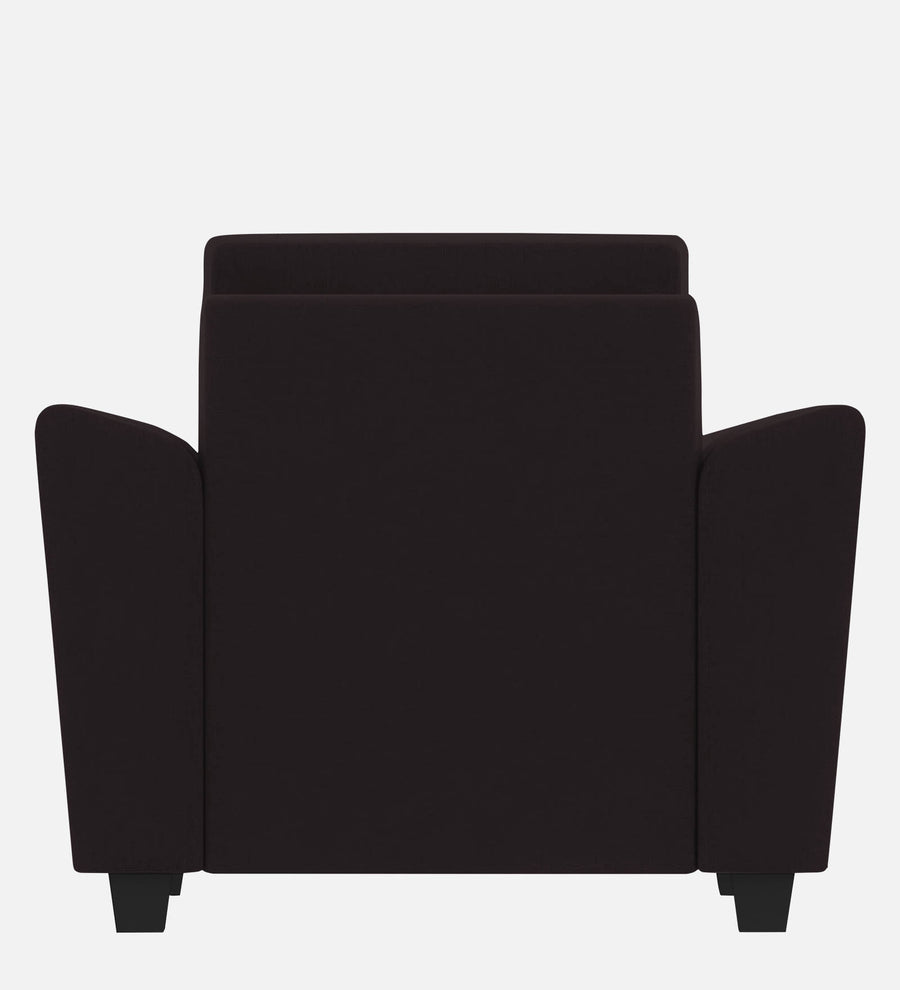 Daku Fabric 1 Seater Sofa In Cara Brown Colour - Febonic Living
