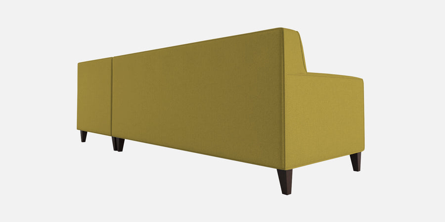Miller Fabric Lhs Sectional Sofa 3 Lounger In Parrot Green Colour - Febonic Living