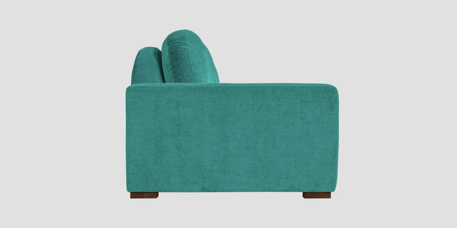 Dara Fabric 2 Seater Sofa In Sea Green Colour - Febonic Living