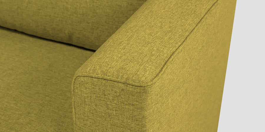 Kenia Fabric 3 Seater Foldable Sofa Cum Bed In Parrot Green Colour - Febonic Living