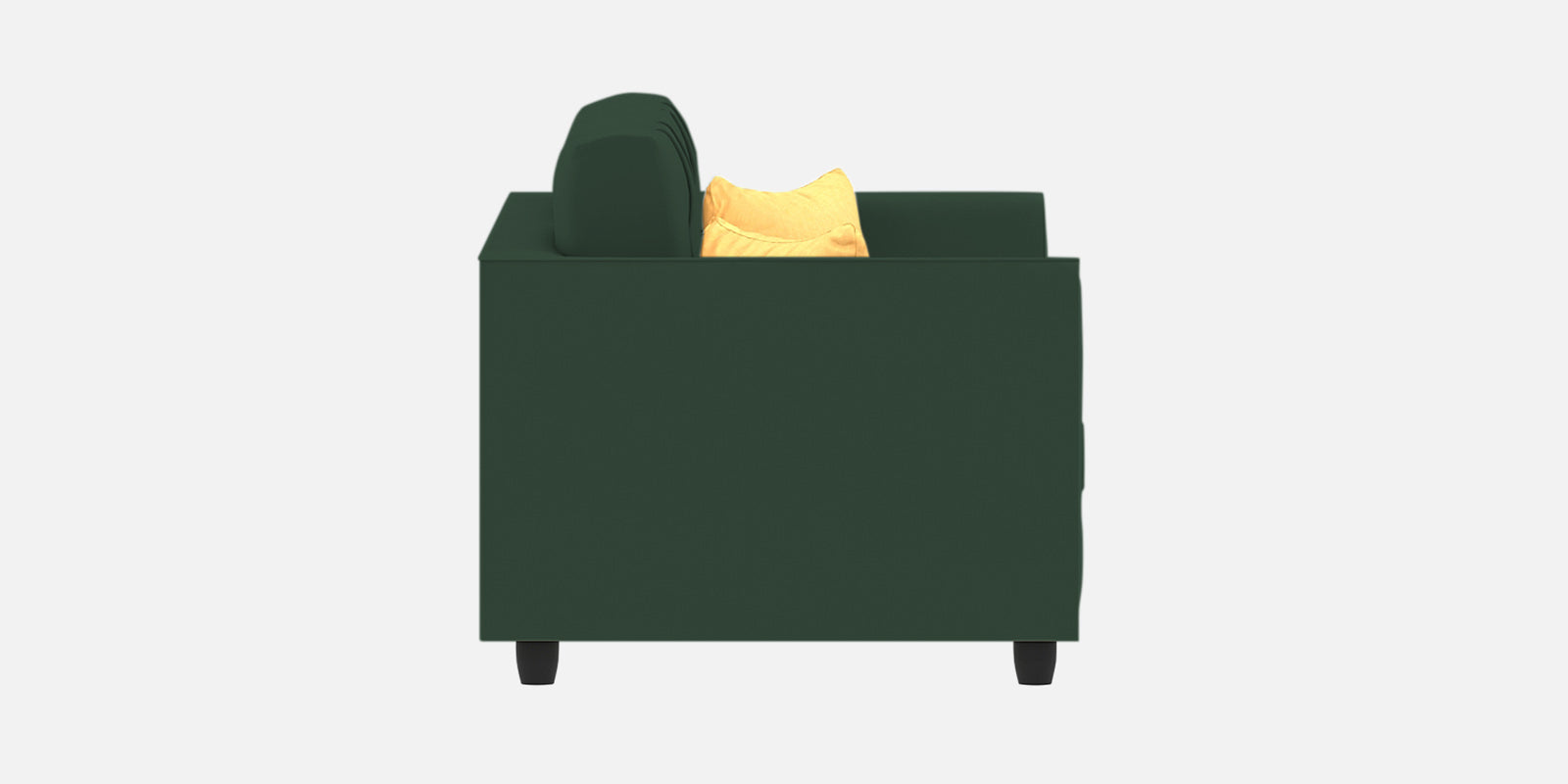 Nestin Velvet 3 Seater Sofa in Amazon Green Colour