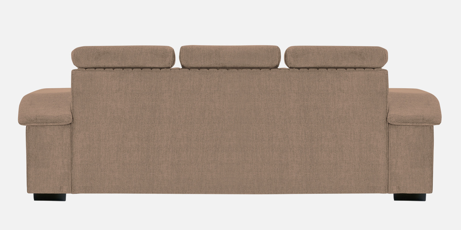 Draco Fabric 3 Seater Sofa In Cookie Beige Colour - Febonic Living