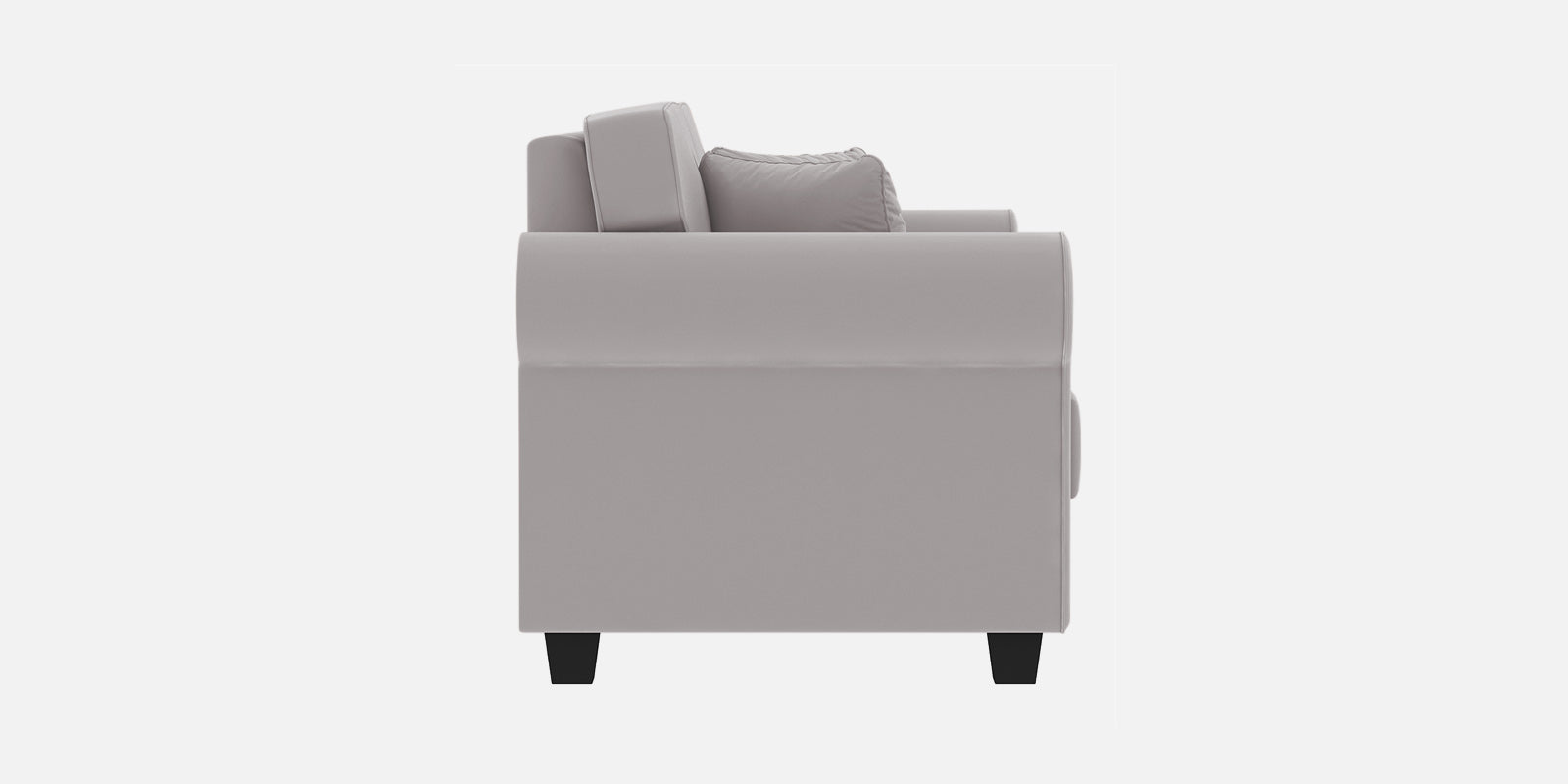 Numonk Velvet 3 Seater Sofa in light grey Colour