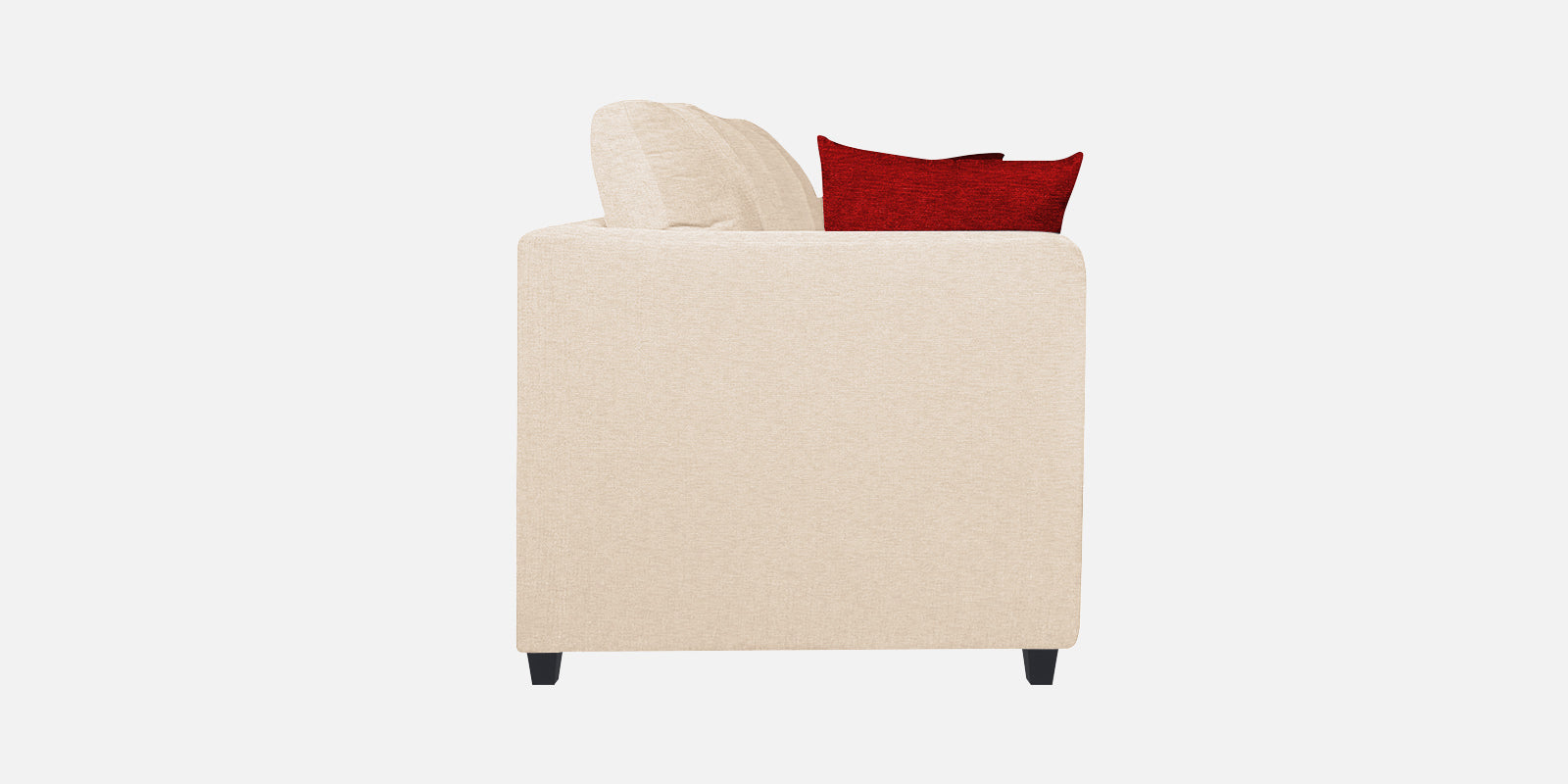 Nuska Fabric 3 Seater Sofa in Woom Beige Colour