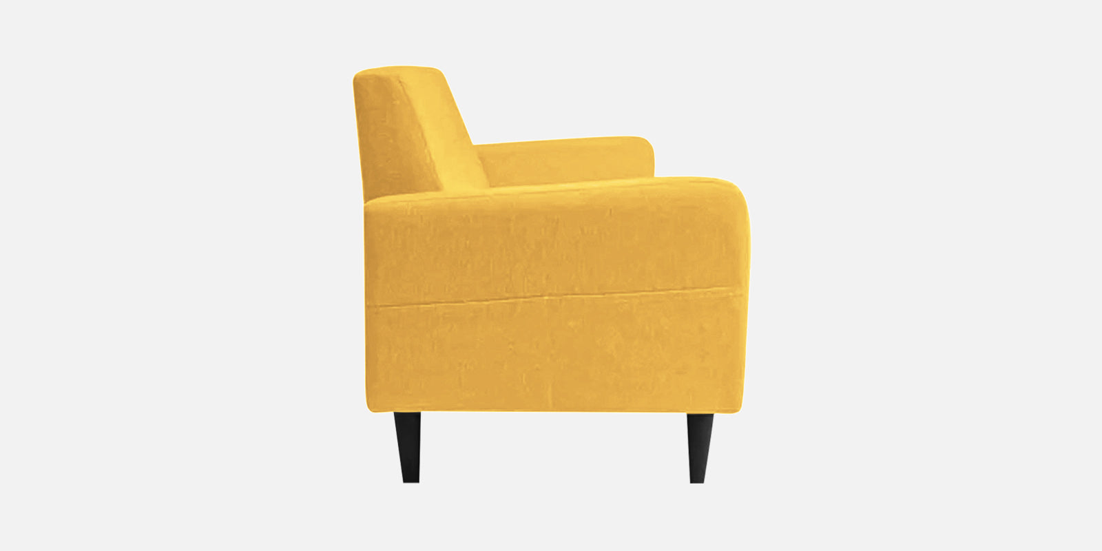 Marq Fabric 2 Seater Sofa In Bold Yellow Colour