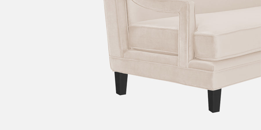 Daffy Velvet 2 Seater Sofa In Camel Beige Colour - Febonic Living
