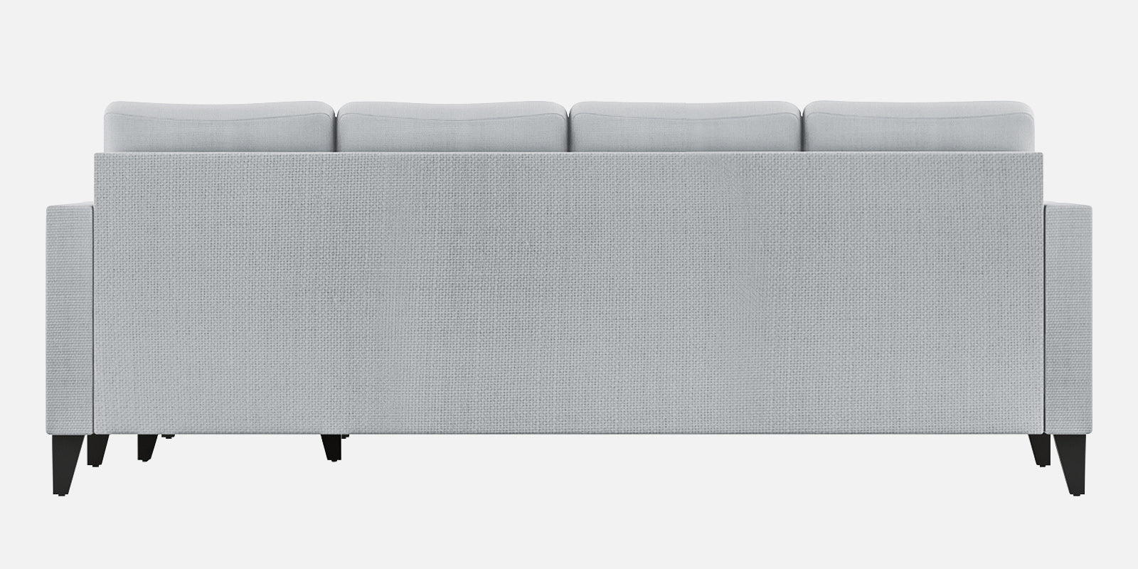 Nori Fabric LHS Sectional Sofa (3 + Lounger) In Coin Grey Colour