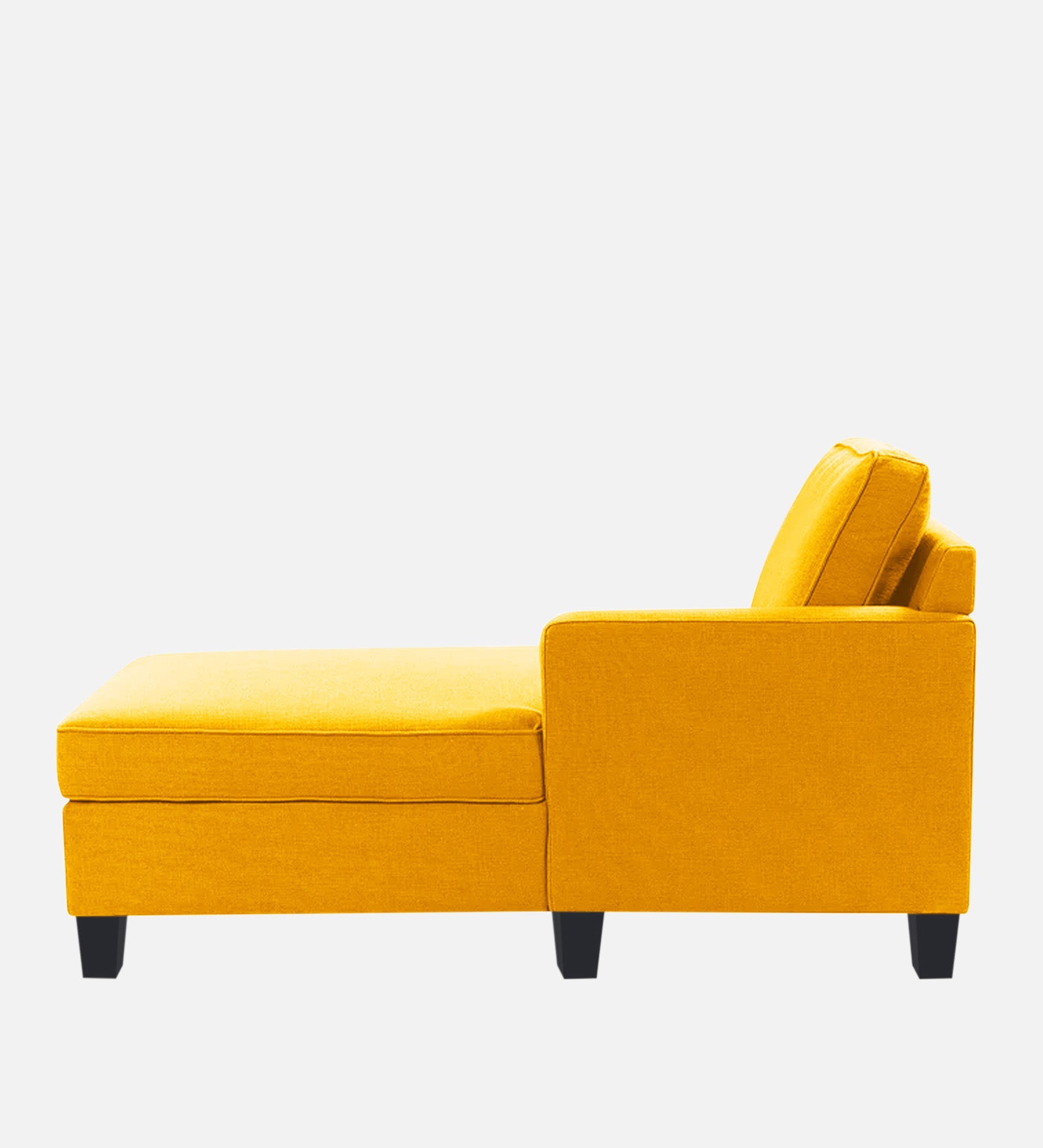 Harry Fabric RHS Chaise Lounger in Bold Yellow Colour