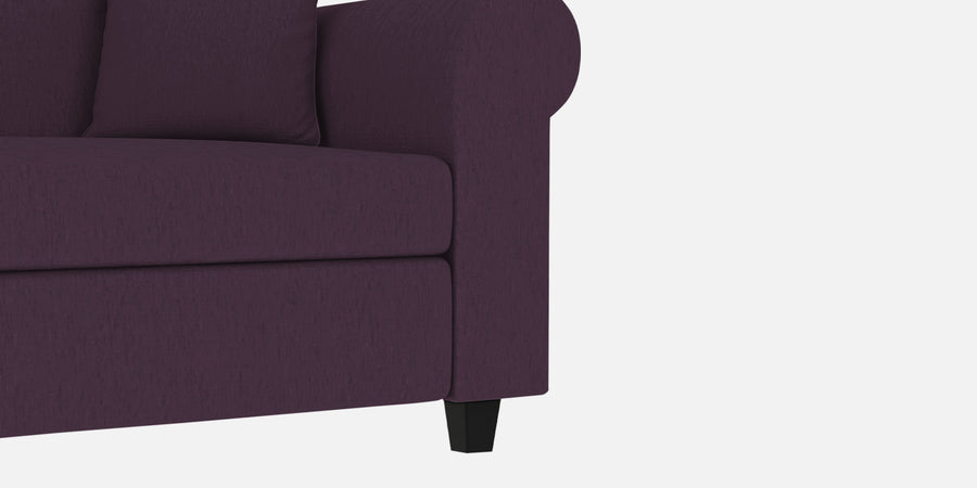 Derado Fabric 3 Seater Sofa In Greek Purple Colour - Febonic Living