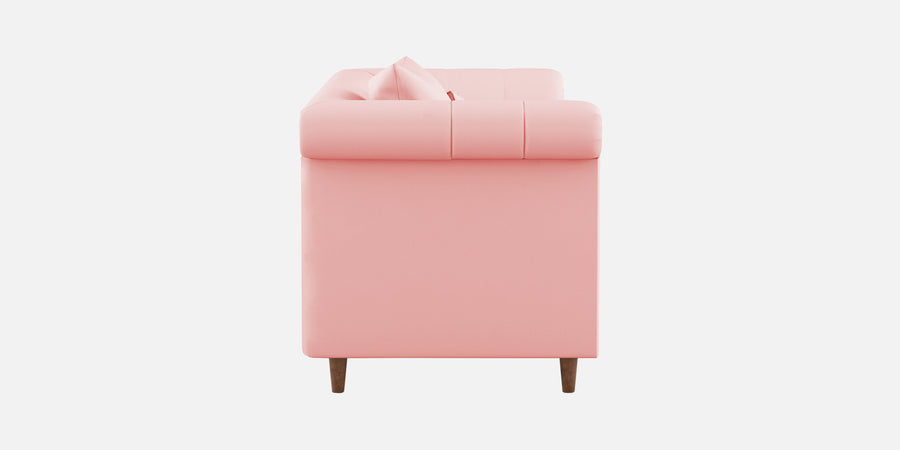 Rubi Velvet 3 Seater Sofa In Millennial Pink Colour - Febonic Living