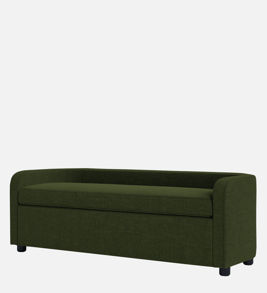 Cooper Fabric Storage Bench In Olive Green Colour - Febonic Living