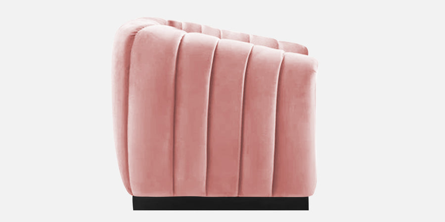 Ferry Velvet 3 Seater Sofa In Millennial Pink Colour - Febonic Living