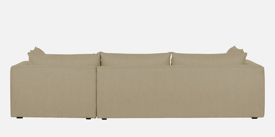 Ziggy Fabric Rhs Sectional Sofa 3 Lounger In Honey Beige Colour - Febonic Living