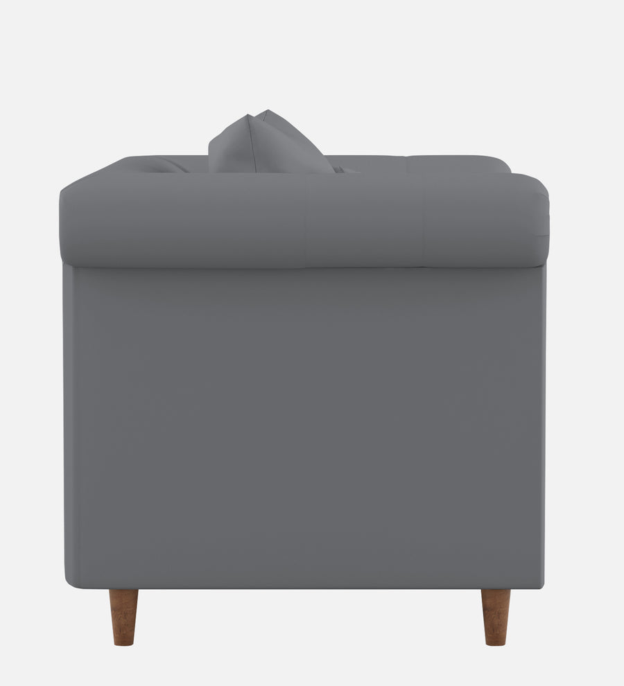 Rubi Velvet 1 Seater Sofa In Pubble Grey Colour - Febonic Living