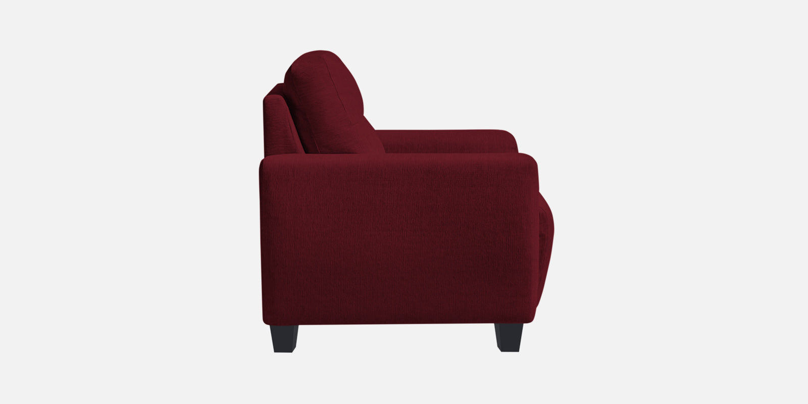 Bakadi Fabric 2 Seater Sofa in Blood Maroon Colour