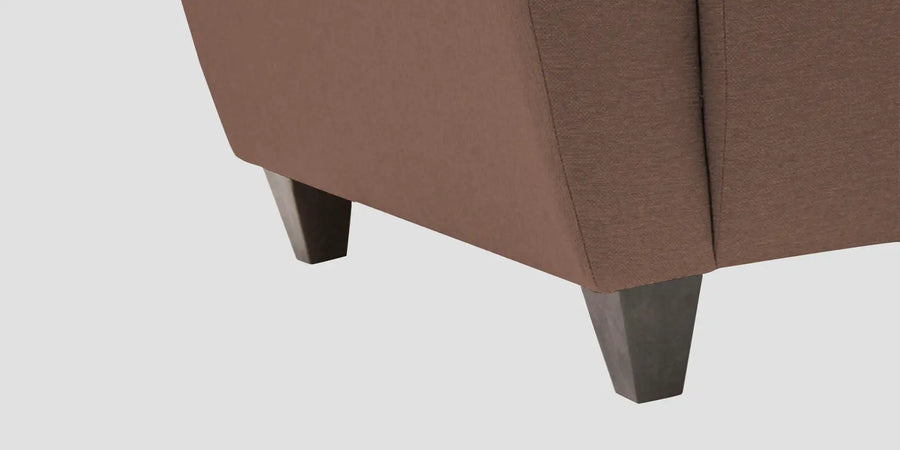 Burban Fabric 3 Seater Sofa In Latte Brown Colour - Febonic Living