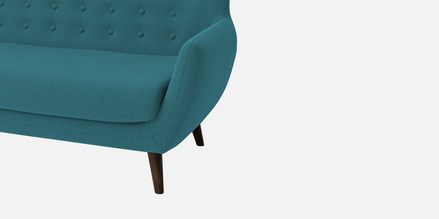 Goofy Fabric 2 Seater Sofa In Water Blue Colour - Febonic Living
