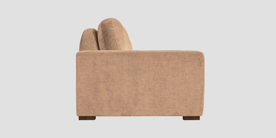 Dara Fabric 2 Seater Sofa In Cosmic Beige Colour - Febonic Living