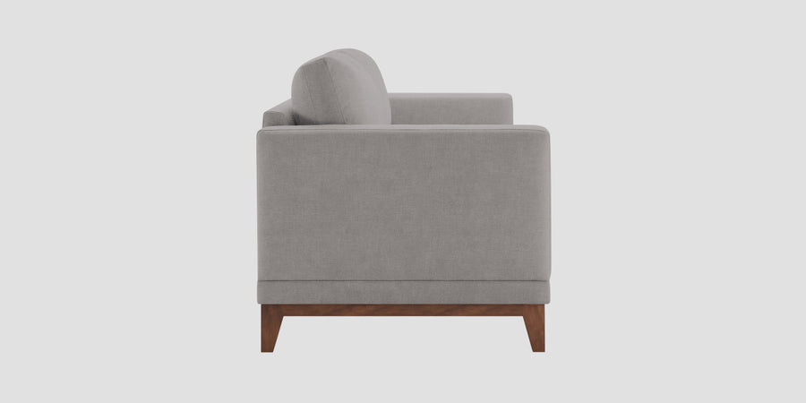 Esha Fabric 3 Seater Sofa In Silver Grey Colour - Febonic Living