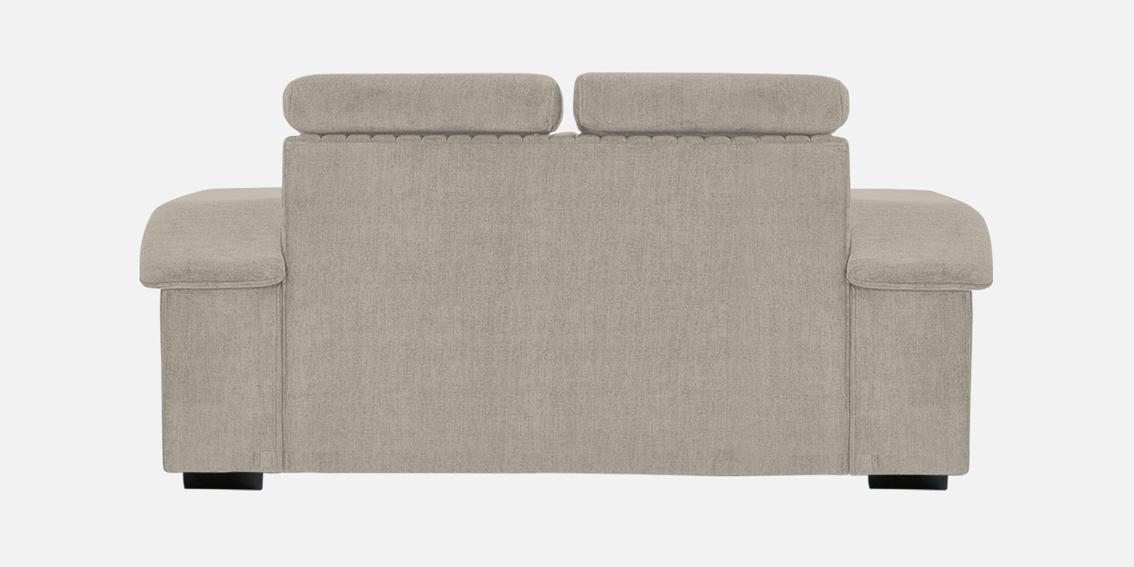 Draco Fabric 2 Seater Sofa In Ash Grey Colour