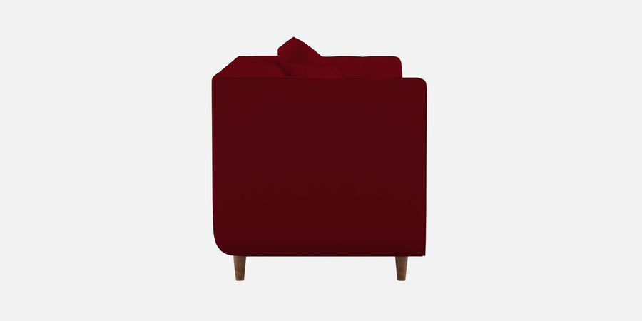 Sumo Velvet 3 Seater Sofa In Cherry Red Colour - Febonic Living