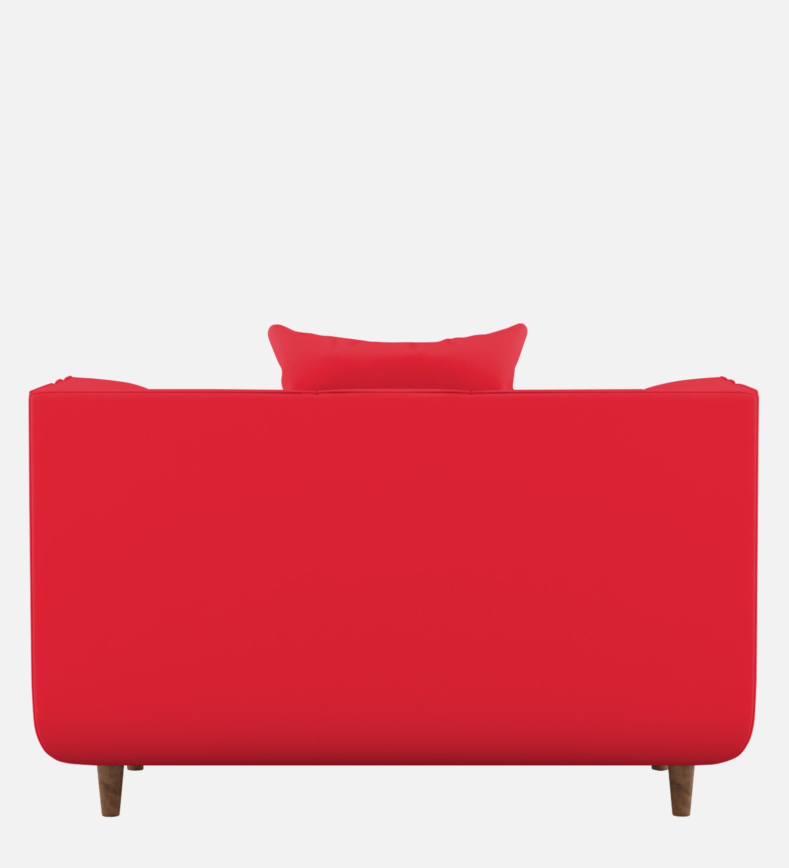 Sumo Velvet 1 Seater Sofa in Ox Blood Maroon Colour