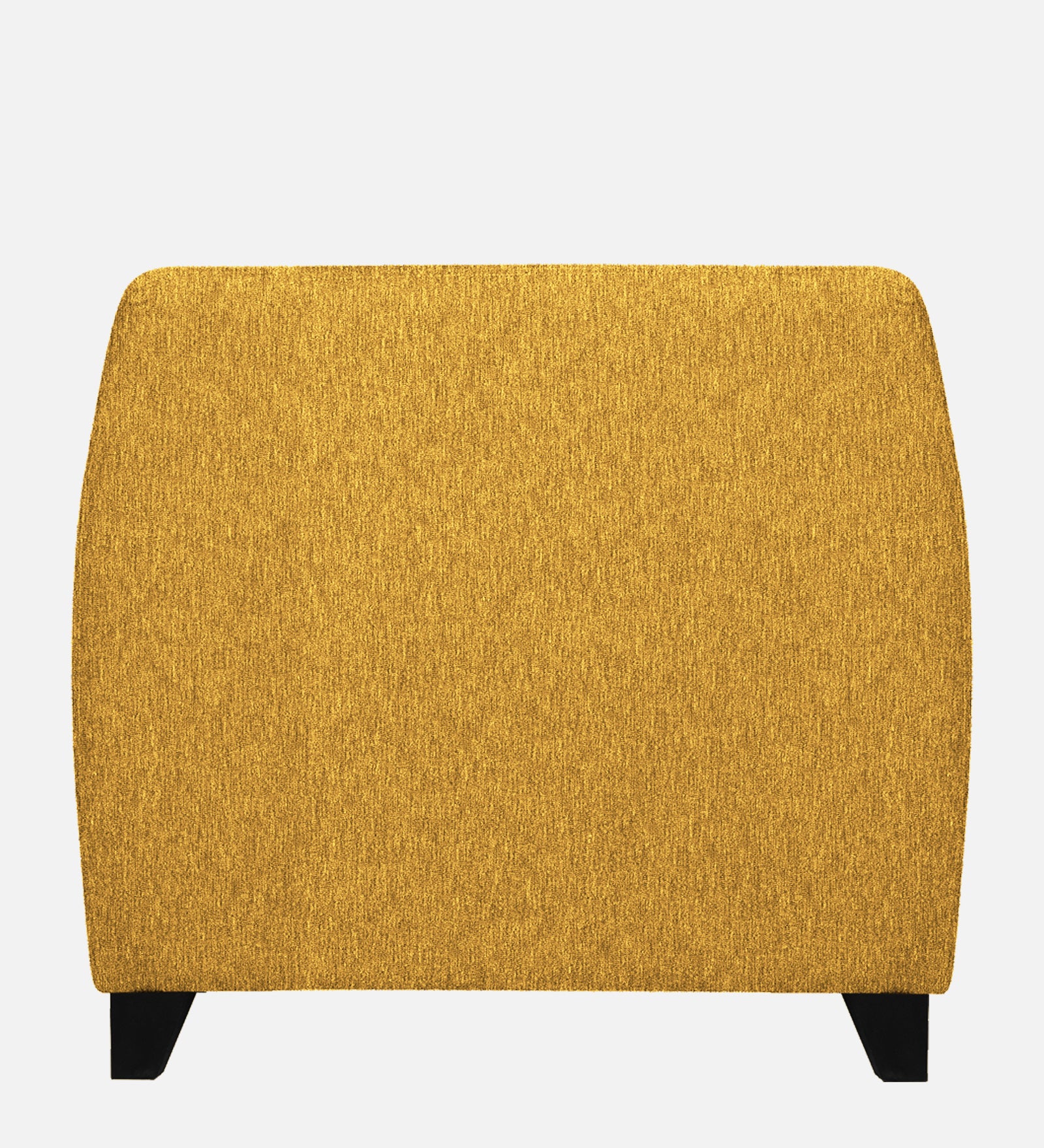 Melaan Fabric 1 Seater Sofa In Bold Yellow Colour