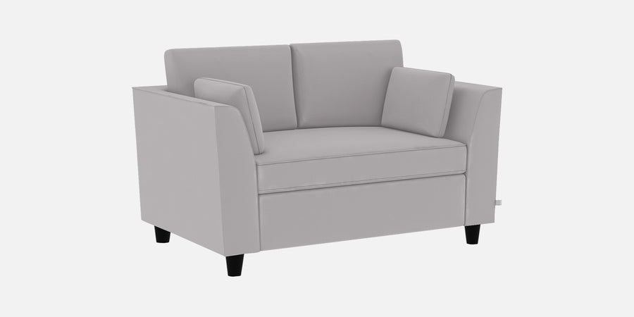 Bristo Velvet 2 Seater Sofa In Concrete Grey Colour With Storage - Febonic Living