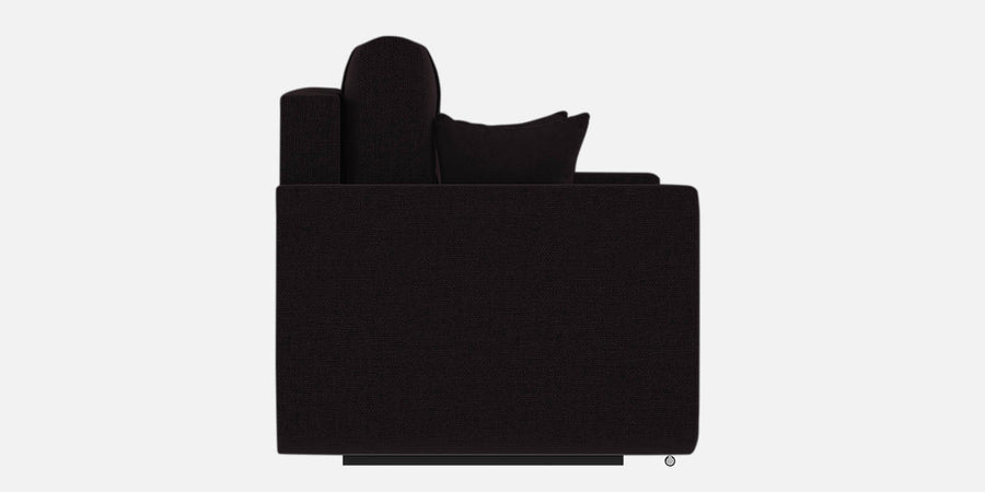 Ines Fabric 3 Seater Pull Out Sofa Cum Bed In Cara Brown Colour With Storage - Febonic Living
