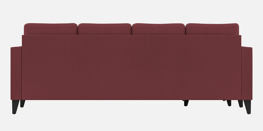 Nori Fabric Rhs Sectional Sofa 3 Lounger In Blaze Red Colour - Febonic Living