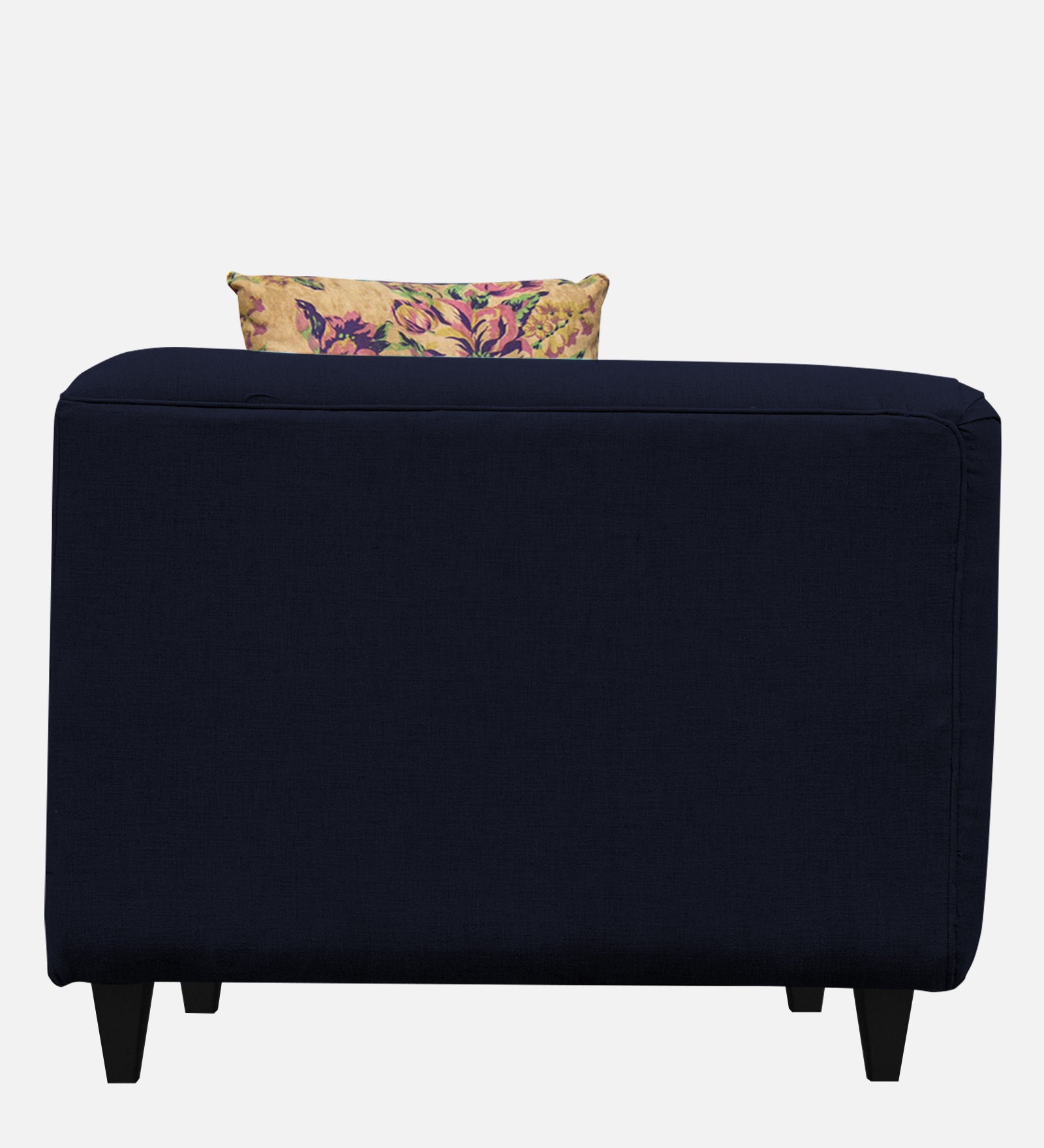 Niki Fabric 1 Seater Sofa in Royal Blue Colour