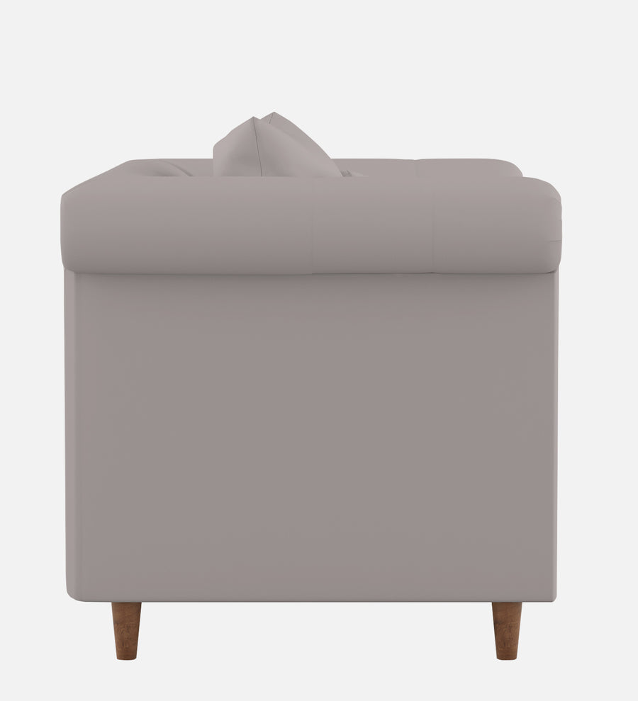 Rubi Velvet 1 Seater Sofa In Pearl Grey Colour - Febonic Living