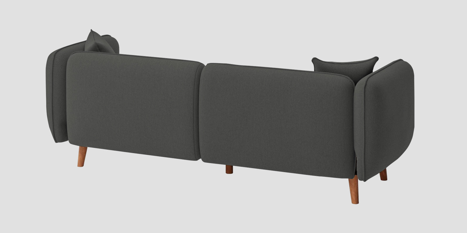 Reva Fabric 3 Seater Sofa In Stone Grey Colour - Febonic Living