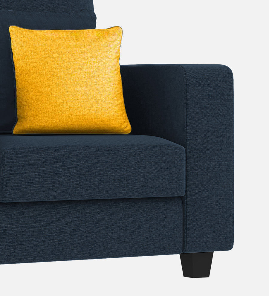 Nabi Fabric 1 Seater Sofa In Denim Blue Colour - Febonic Living
