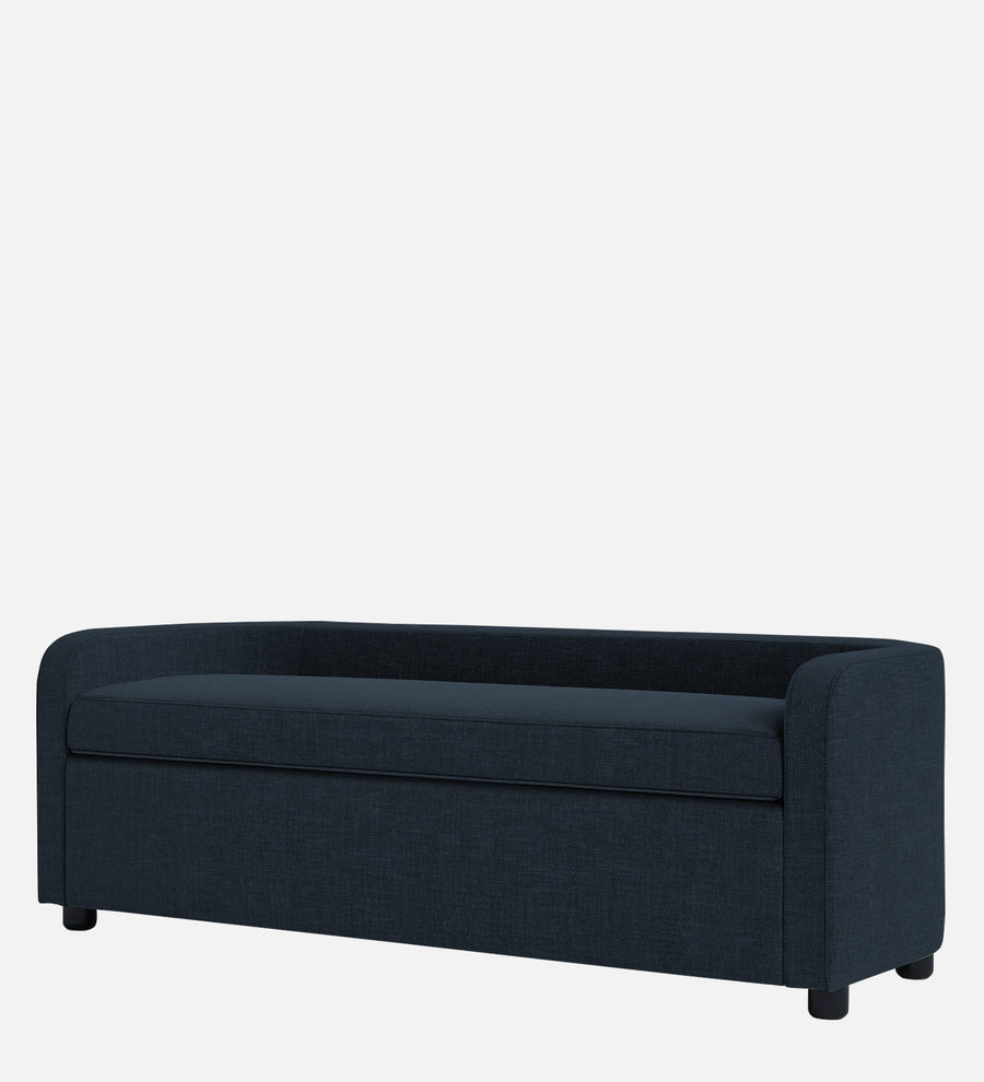 Cooper Fabric Storage Bench In Denim Blue Colour - Febonic Living