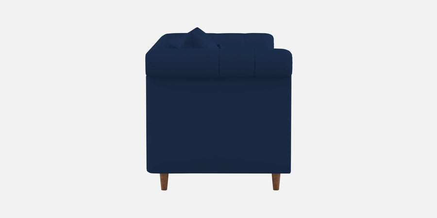 Rubi Velvet 3 Seater Sofa In Imperial Blue Colour - Febonic Living