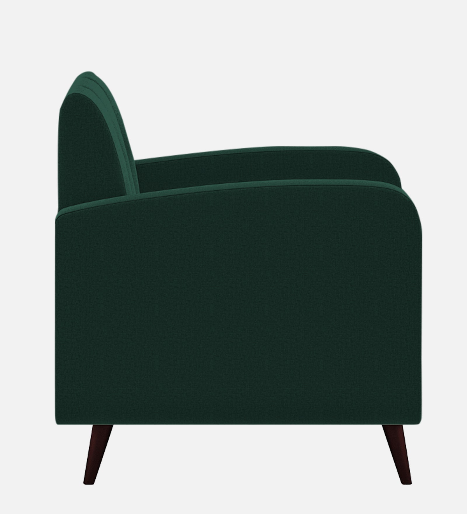 Wiki Velvet 1 Seater Sofa In Forest Green Colour - Febonic Living