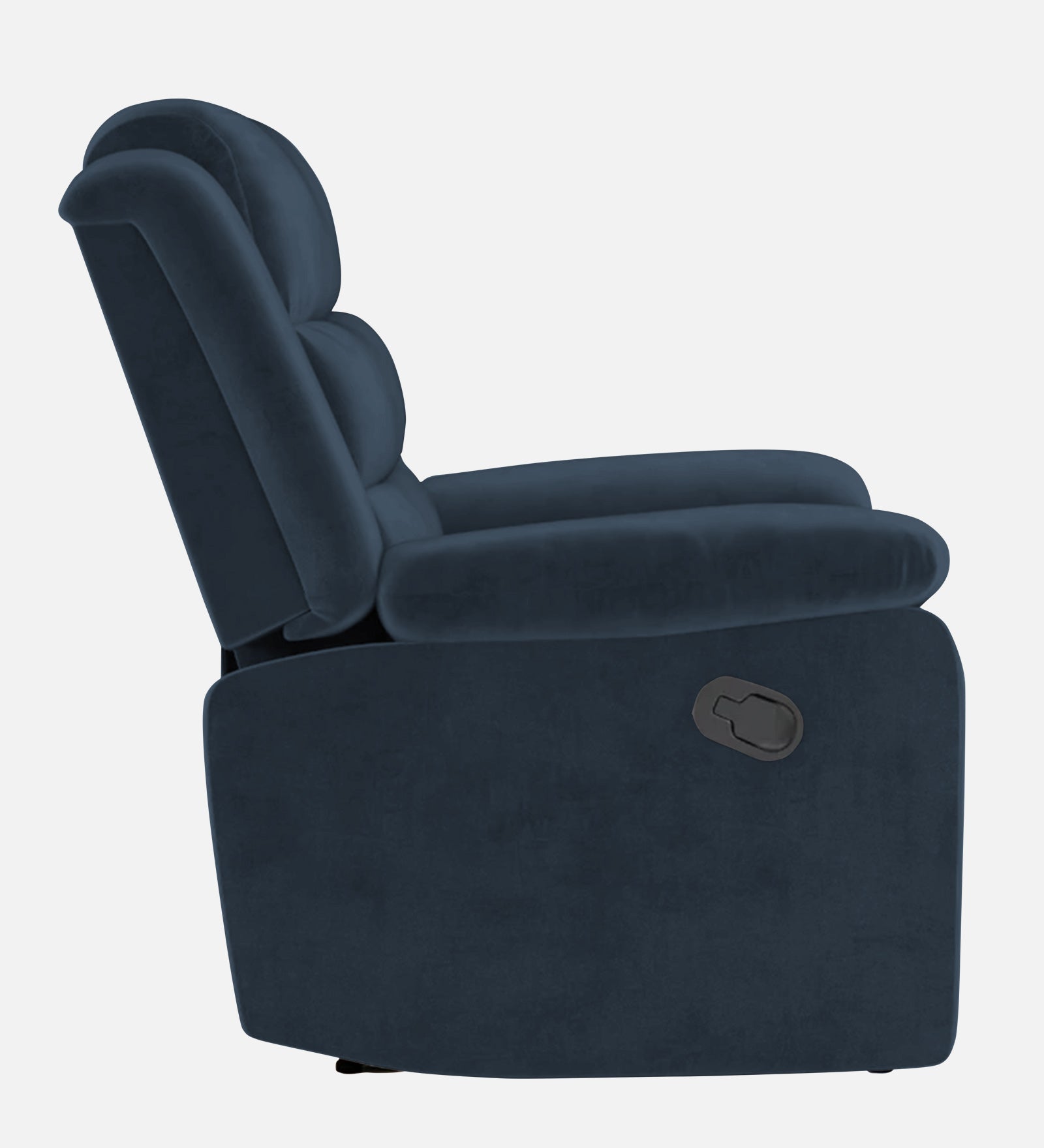 Erra Fabric Manual 1 Seater Recliner In Denim Blue Colour