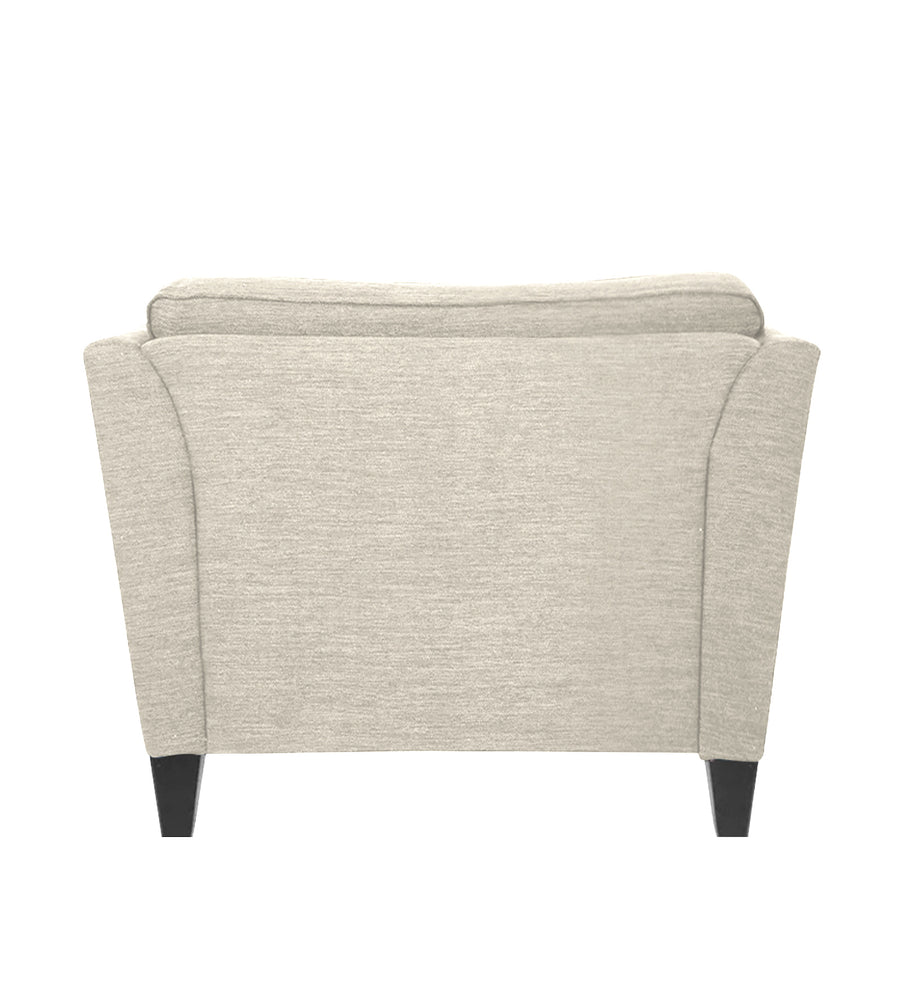 Nigar Fabric 1 Seater Sofa In Ivory Beige Colour - Febonic Living