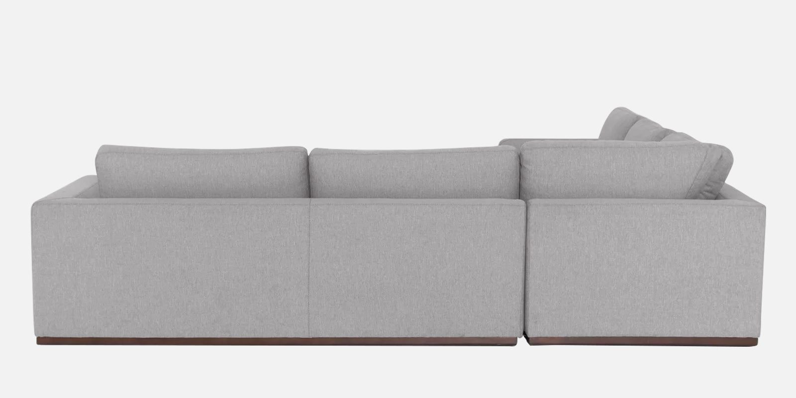 Freedom Velvet 6 Seater RHS Sectional Sofa In light grey Colour