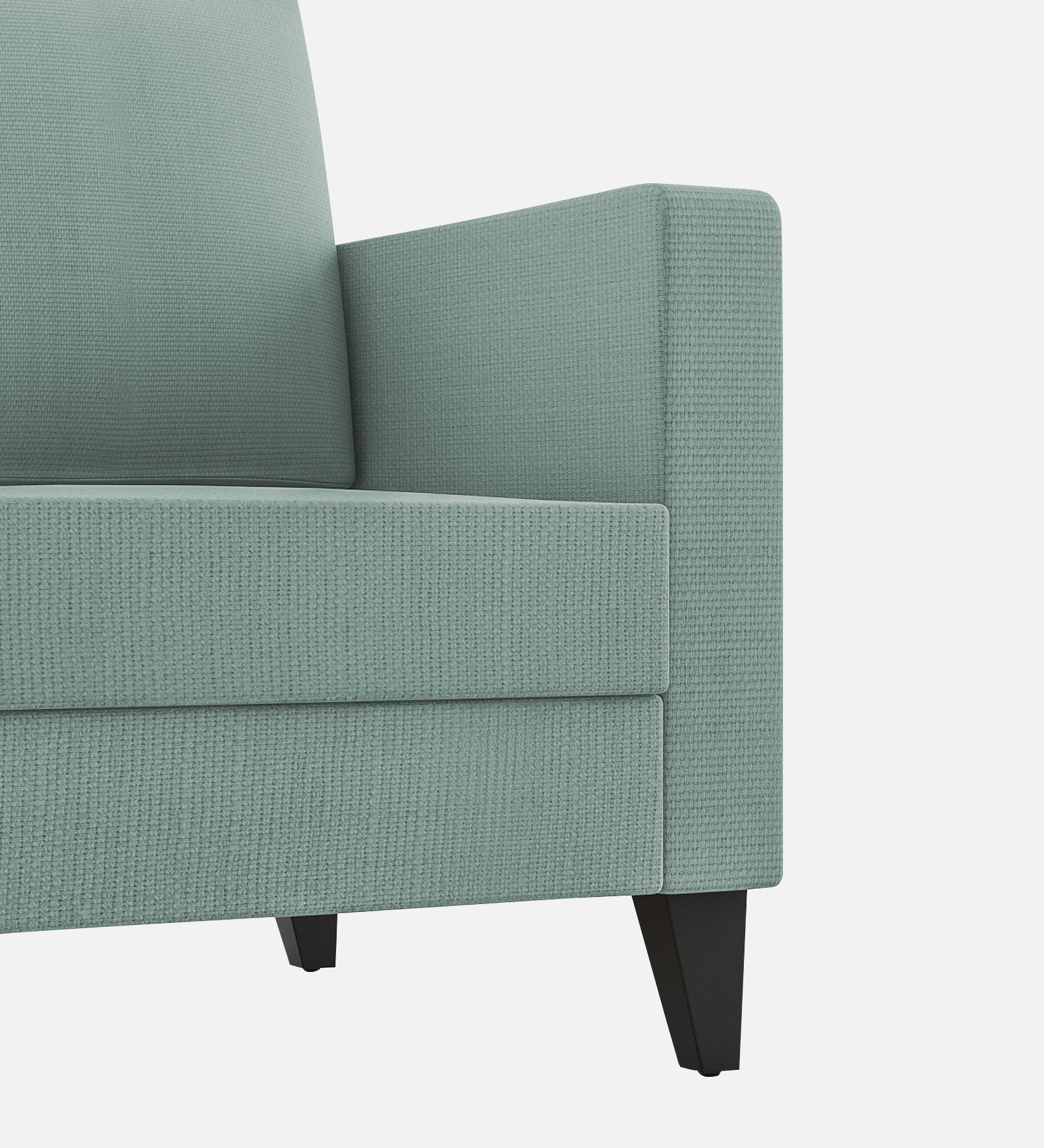 Nori Fabric 1 Seater Sofa In Suka Blue Colour