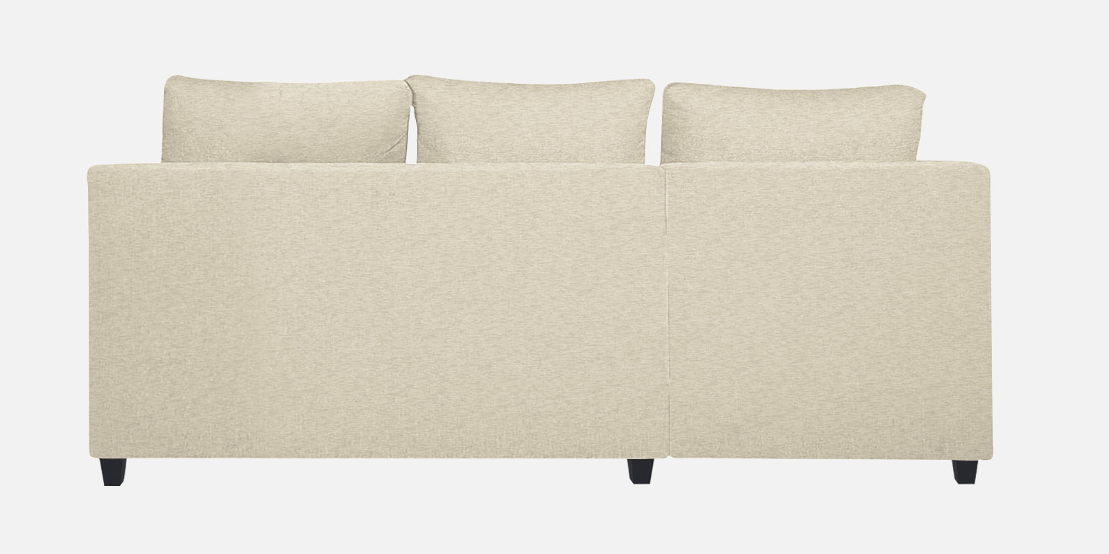 Nebula Fabric RHS Sectional Sofa (2+Lounger) in Ivory Cream Colour