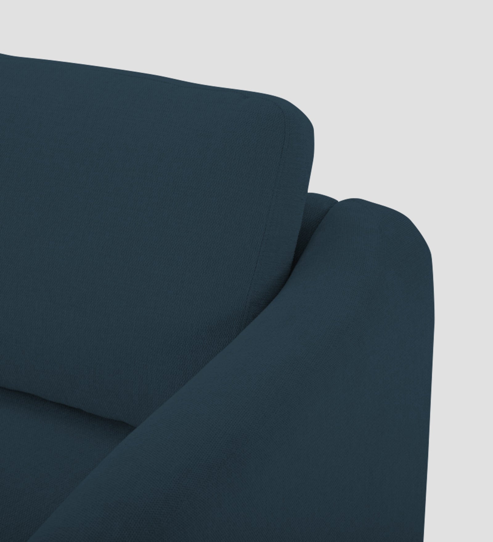 Elara Fabric 1 Seater Sofa in Cool Blue Colour - Febonic Living