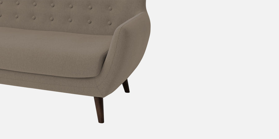 Goofy Fabric 2 Seater Sofa In Hazel Beige Colour - Febonic Living